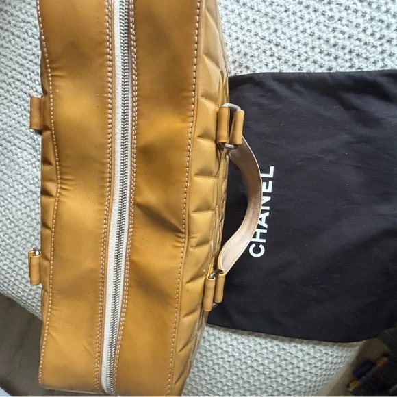 Chanel Camel Quilted Shoulder Bag